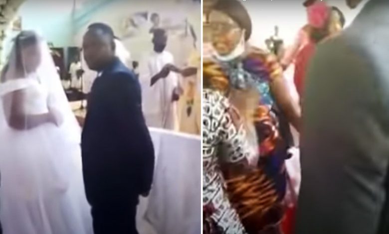 Photo of VIDEO: Una mujer irrumpe en una boda diciendo que es la esposa del novio